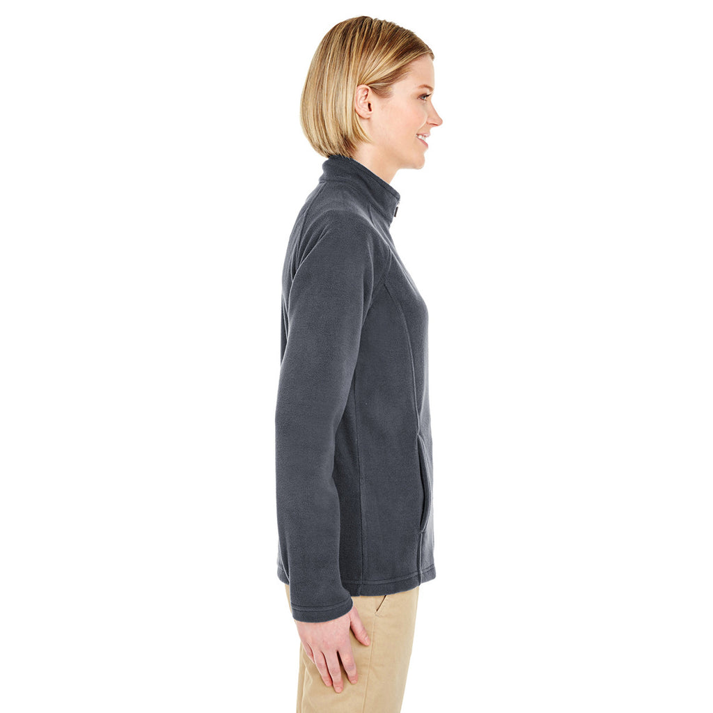 UltraClub Women's Flint Cool & Dry Full-Zip Microfleece