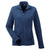 UltraClub Women's Navy Cool & Dry Full-Zip Microfleece