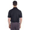 UltraClub Men's Black Cool & Dry Mesh Pique Polo with Pocket