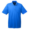 UltraClub Men's Royal Cool & Dry Mesh Pique Polo with Pocket