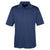 UltraClub Men's Navy Cool & Dry Jacquard Stripe Polo