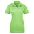 UltraClub Women's Light Green Cool & Dry Jacquard Stripe Polo