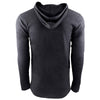 Next Level Unisex Heather Charcoal Thermal Hoodie