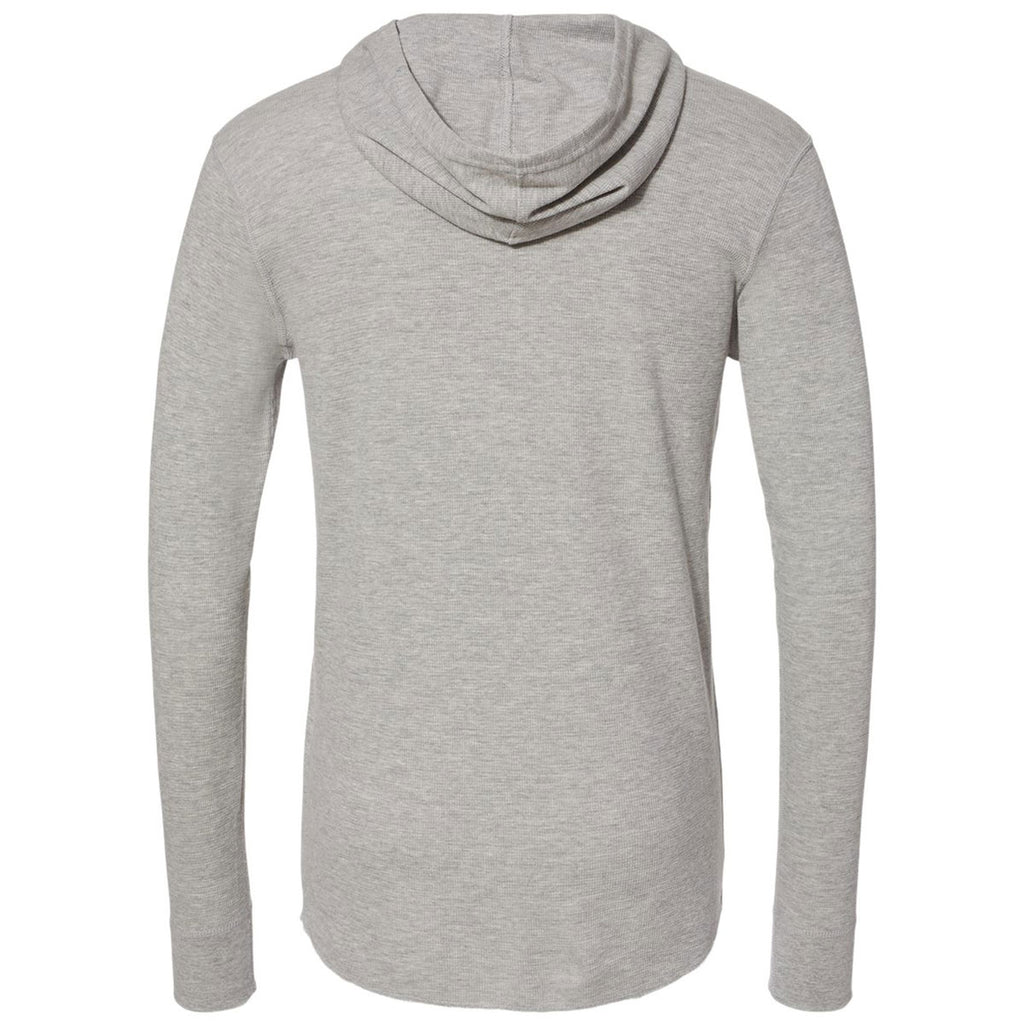 Next Level Unisex Heather Grey Thermal Hoodie