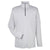 UltraClub Men's Silver Striped Quarter-Zip Pullover