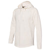 J. America Men's Antique White Vintage Slub Knit Hoodie