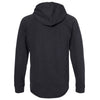 J. America Men's Black Vintage Slub Knit Hoodie