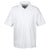 UltraClub Men's White Cool & Dry Jacquard Performance Polo