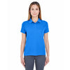 UltraClub Women's Royal Cool & Dry Jacquard Performance Polo