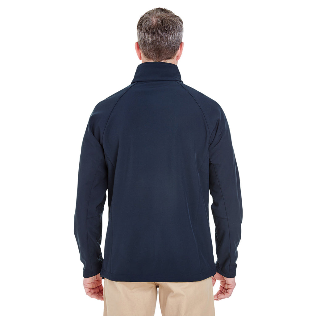 UltraClub Men's Navy Soft Shell Jacket