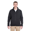 UltraClub Men's Black Lightweight Soft Shell Jacket