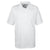 UltraClub Men's White Platinum Performance Jacquard Polo with TempControl Technology