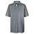 UltraClub Men's Charcoal/White Platinum Performance Birdseye Polo with TempControl Technology