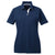 UltraClub Women's Navy/White Platinum Performance Birdseye Polo with TempControl Technology