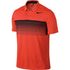 Nike Men's Max Orange Mobility Speed Stripe Polo