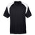 UltraClub Men's Black/White Cool & Dry Sport Colorblock T-Shirt