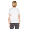 UltraClub Women's White Cool & Dry Sport V-Neck T-Shirt