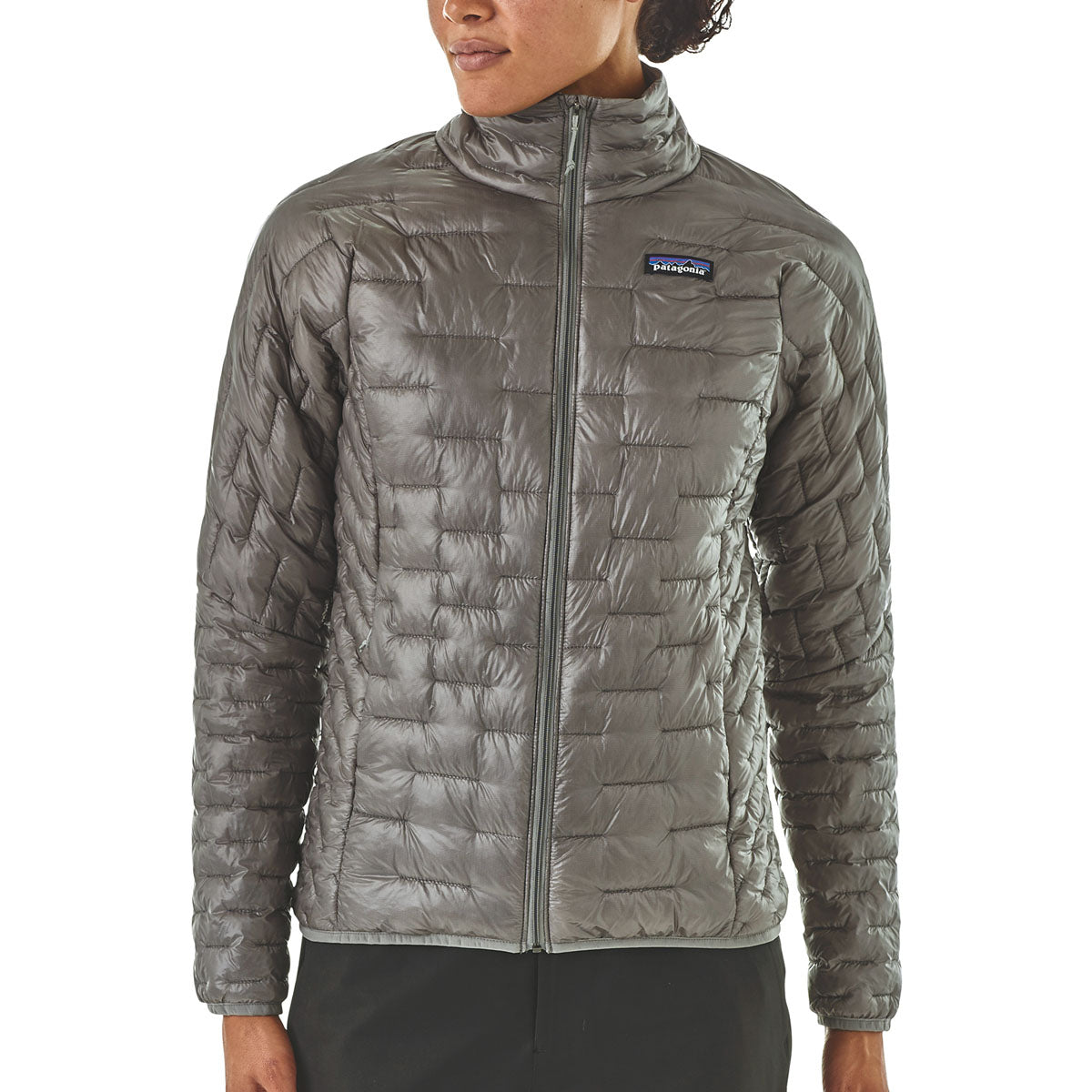 Patagonia Women's Nano Puff Jacket Large Feather Grey for Sale in