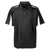 UltraClub Men's Black/White Cool & Dry Sport Polo