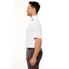 UltraClub Men's White/Grey Cool & Dry Sport Polo