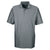 UltraClub Men's Charcoal Cool & Dry Elite Tonal Stripe Performance Polo