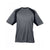 UltraClub Men's Charcoal/Black Cool & Dry Sport Two-Tone Performance Interlock T-Shirt