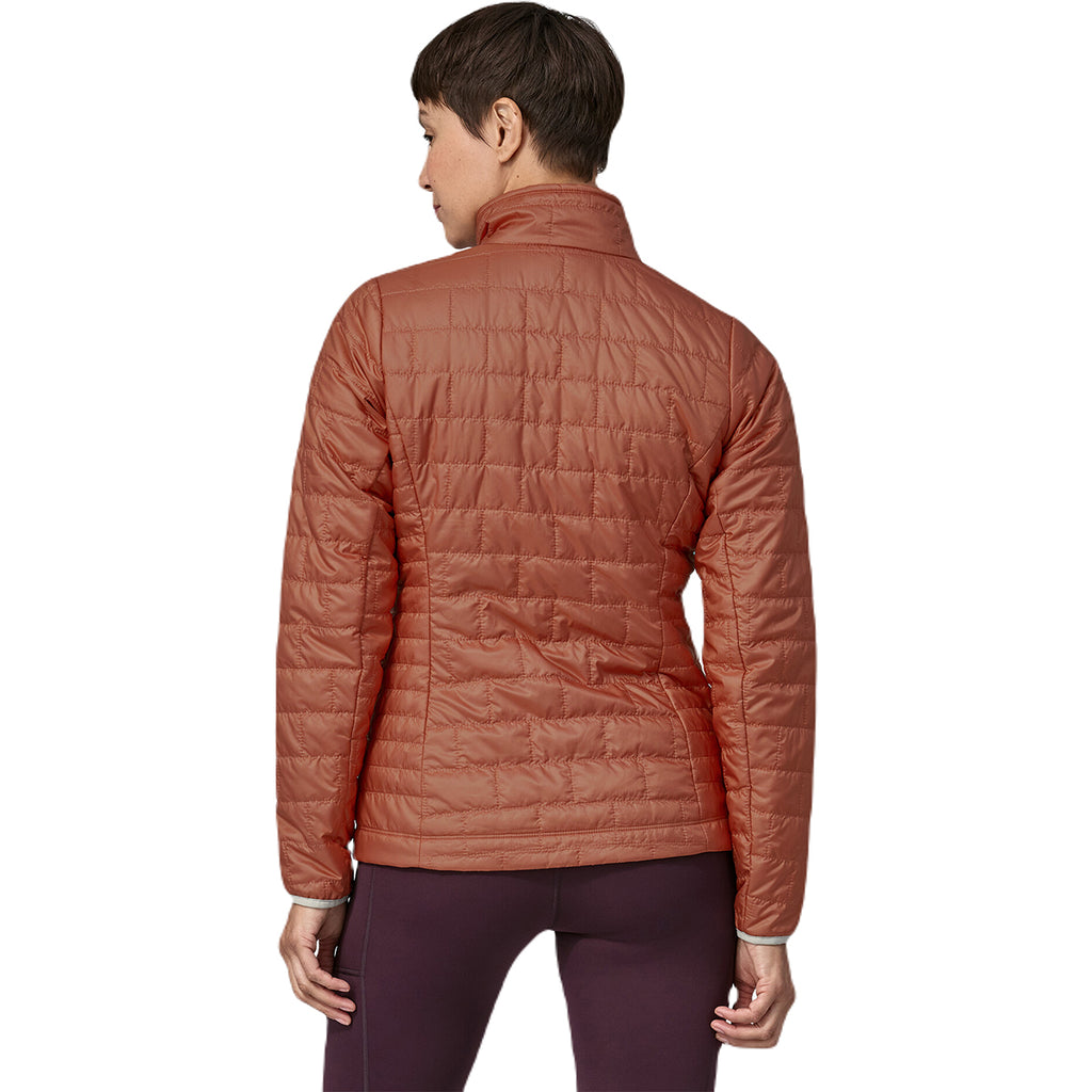 Patagonia Women's Burl Red Nano Puff Jacket