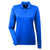 UltraClub Women's Royal Cool & Dry Sport Performance Interlock Quarter-Zip Pullover