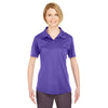 UltraClub Women's Purple Cool & Dry Sport Performance Interlock Polo