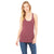 Bella + Canvas Women's Maroon Triblend Racerback Tank