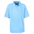 UltraClub Men's Columbia Blue Cool & Dry Stain-Release Performance Polo