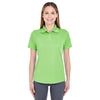 UltraClub Women's Light Green Cool & Dry Stain-Release Performance Polo