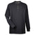 UltraClub Men's Black Mini Thermal Henley