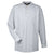 UltraClub Men's Heather Grey Mini Thermal Henley