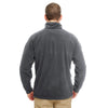 UltraClub Men's Charcoal/Charcoal Microfleece Full-Zip Jacket