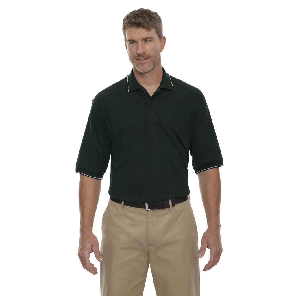 Extreme Men's Forest Green Cotton Jersey Polo