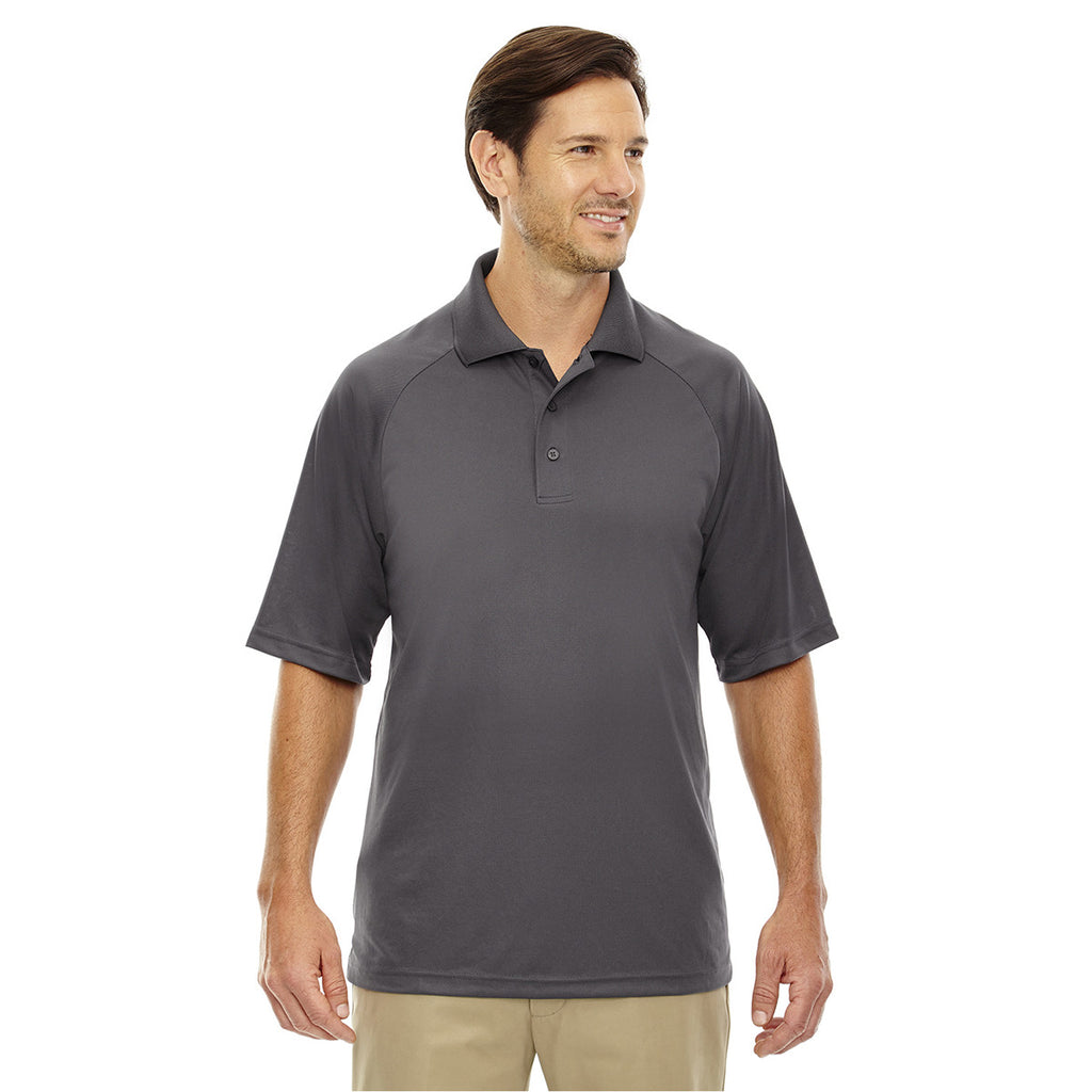 Extreme Men's Black Silk Eperformance Pique Polo