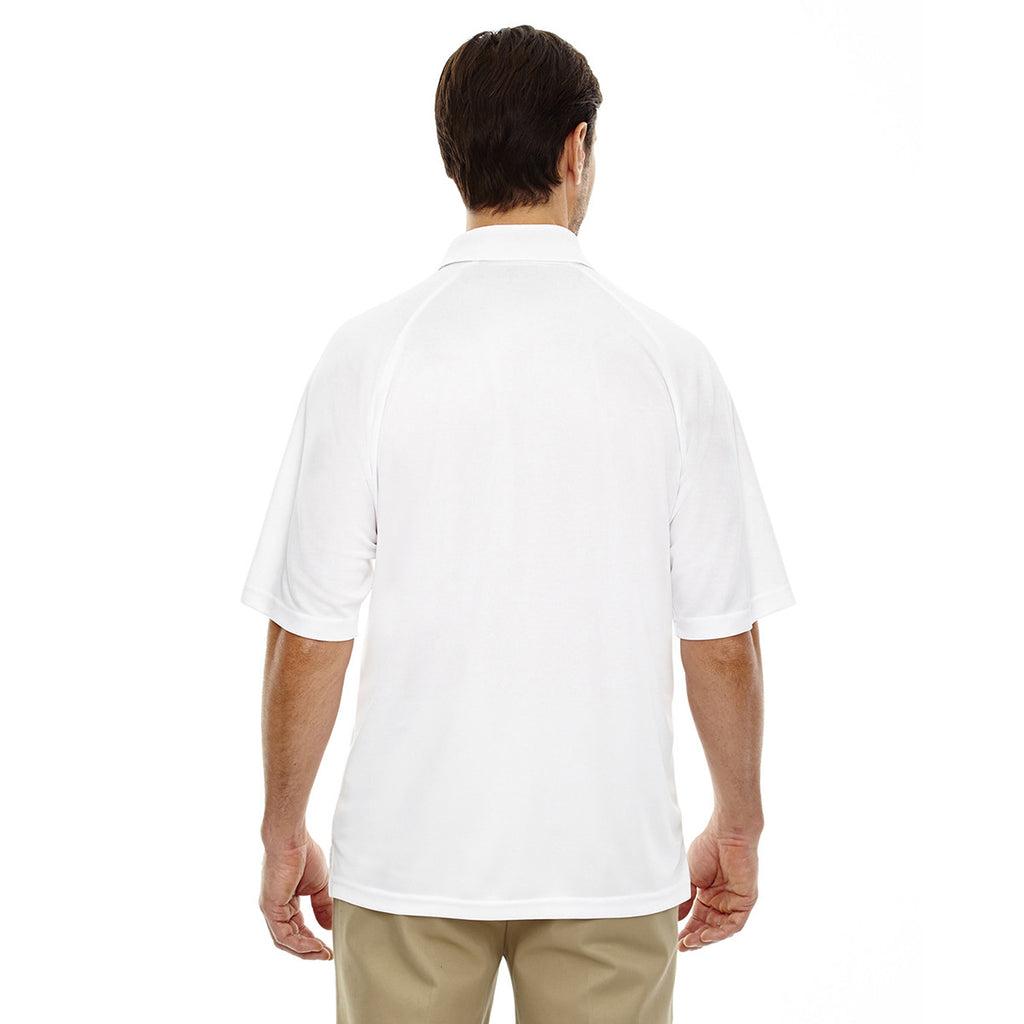 Extreme Men's White Eperformance Pique Polo