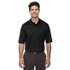 Extreme Men's Black Eperformance Jacquard Pique Polo