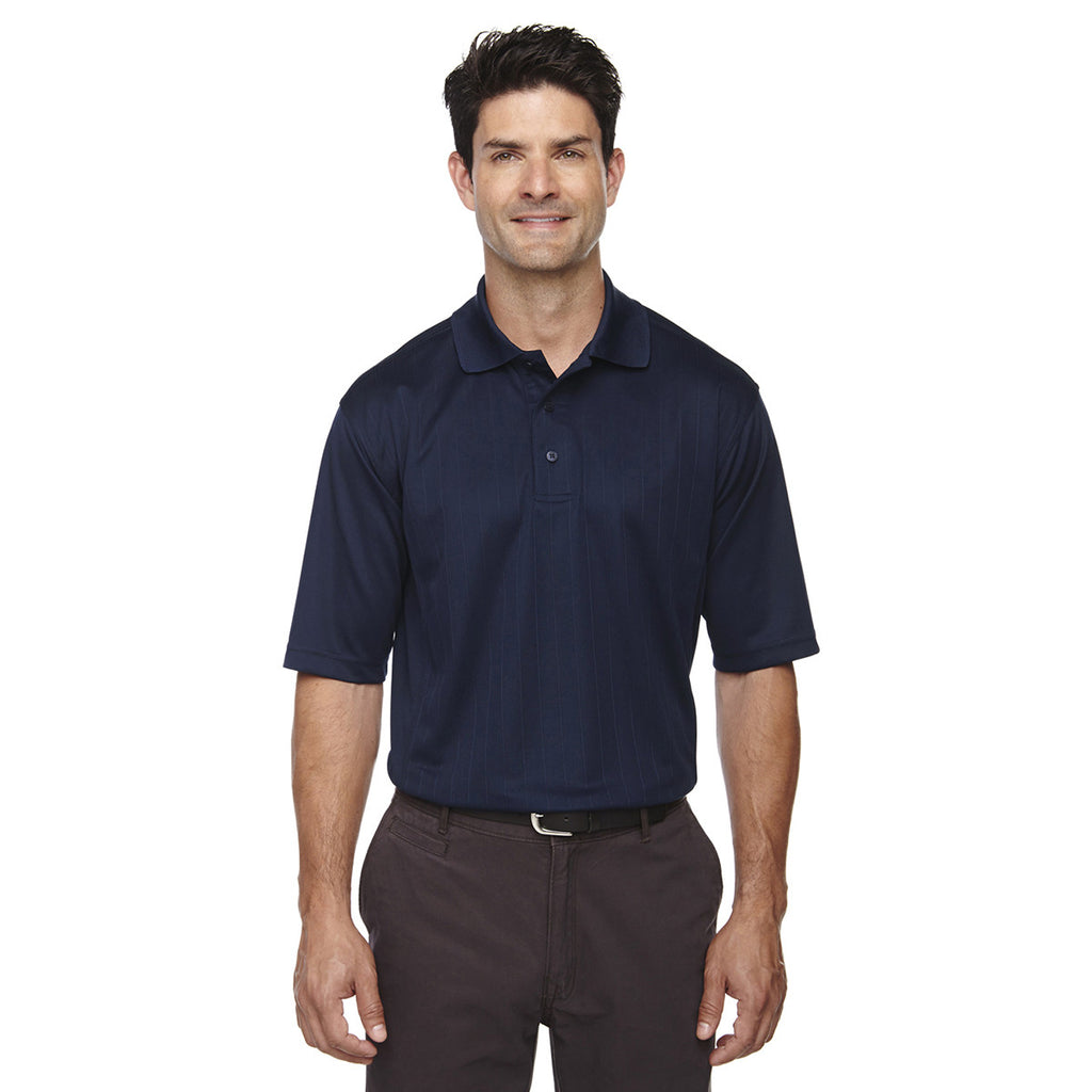 Extreme Men's Classic Navy Eperformance Jacquard Pique Polo