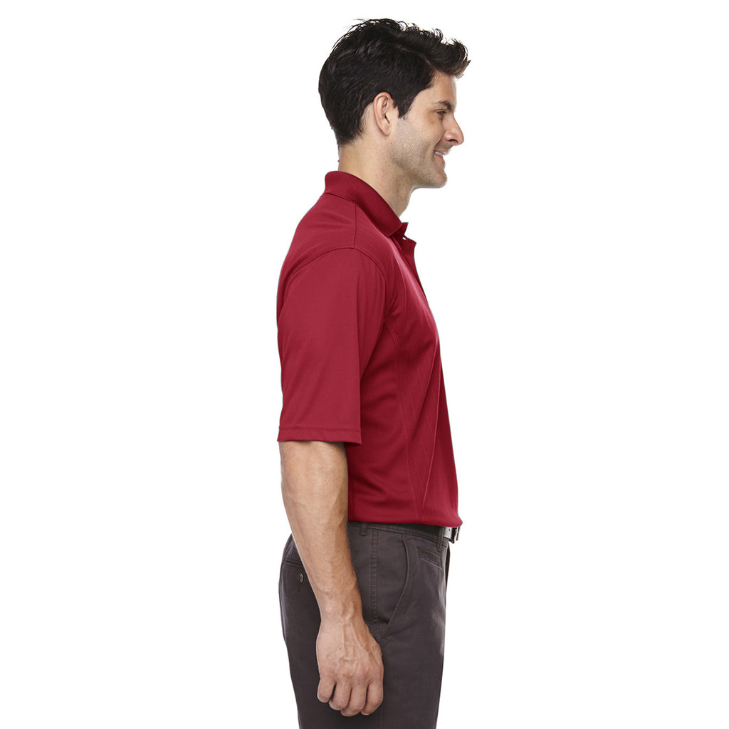 Extreme Men's Classic Red Eperformance Jacquard Pique Polo