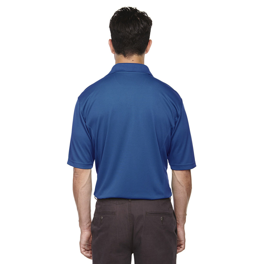 Extreme Men's Monarch Blue Eperformance Jacquard Pique Polo