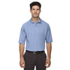 Extreme Men's Riviera Blue Eperformance Ottoman Textured Polo