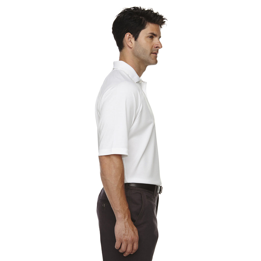 Extreme Men's White Eperformance Ottoman Textured Polo