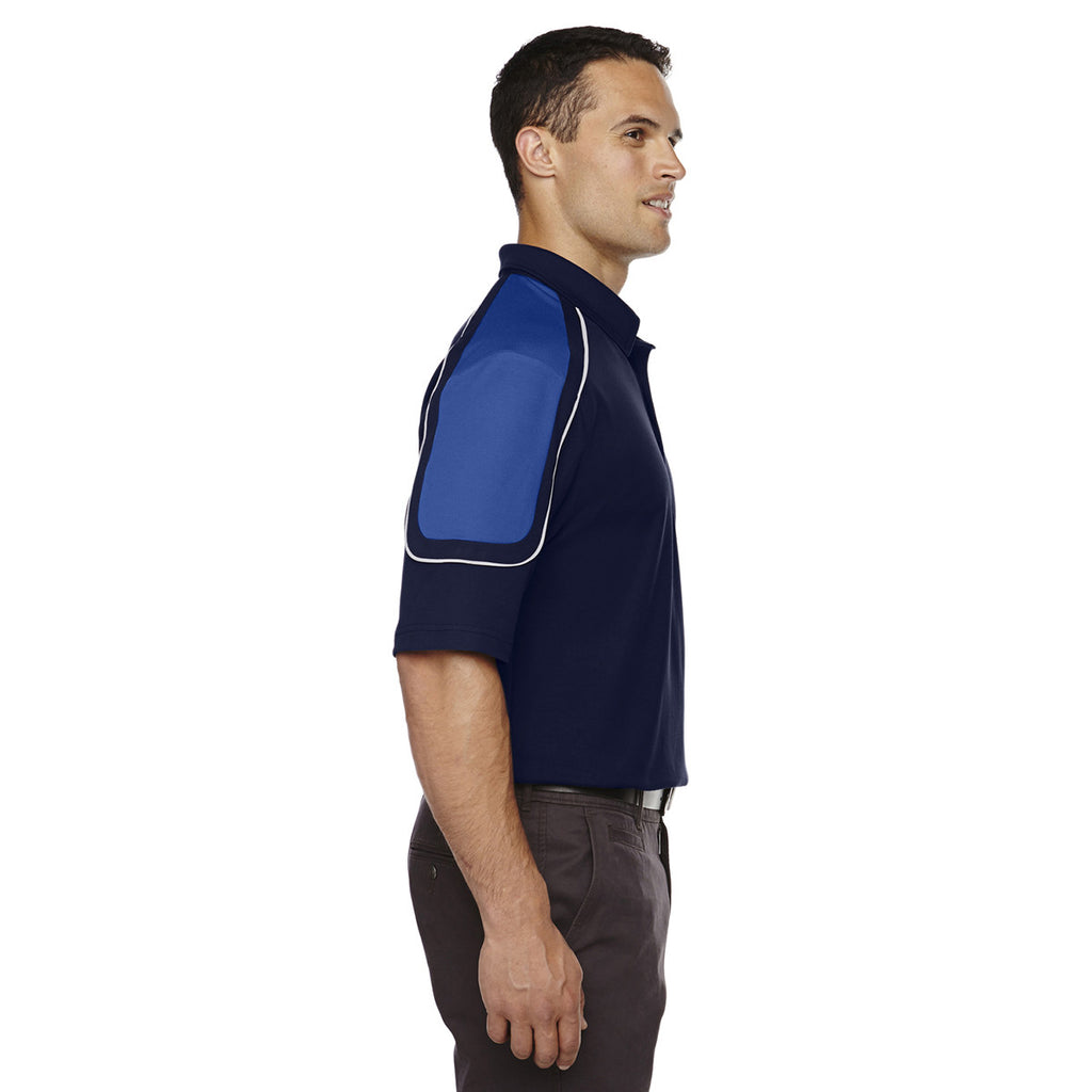 Extreme Men's Classic Navy Edry Colorblock Polo