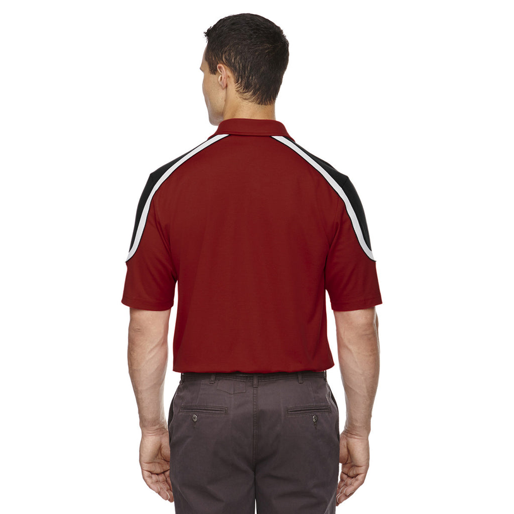 Extreme Men's Classic Red Edry Colorblock Polo