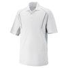 Extreme Men's White Eperformance Parallel Snag Protection Polo with Piping