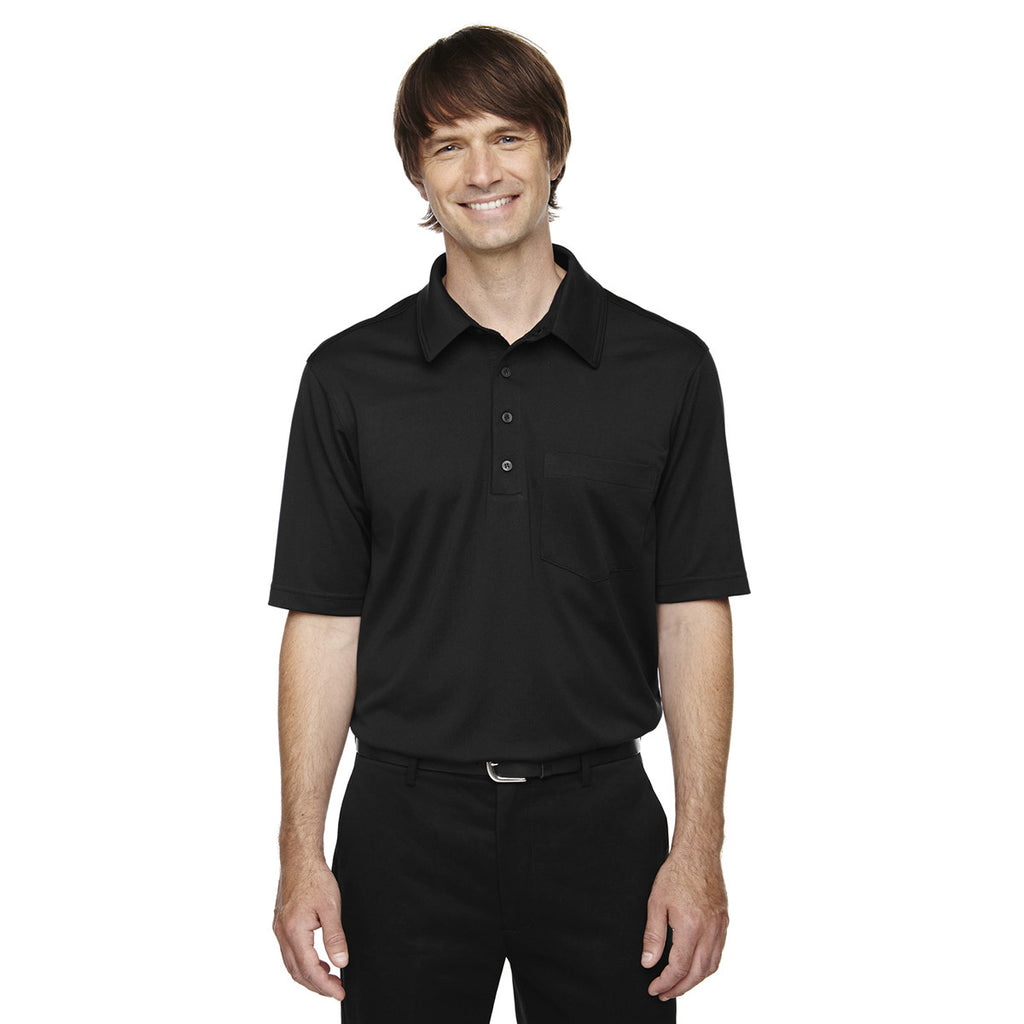 Extreme Men's Black Eperformance Shift Snag Protection Plus Polo