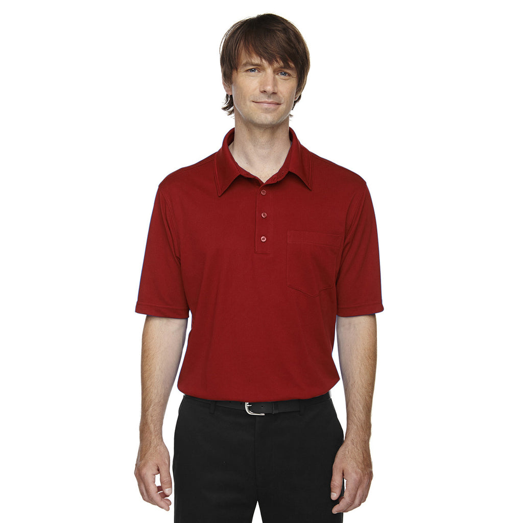 Extreme Men's Classic Red Eperformance Shift Snag Protection Plus Polo