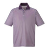 Extreme Men's Mulbery Purple Eperformance Launch Snag Protection Striped Polo